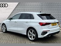 Used Audi A3 S-Line 147 HP (108 kW) 2021 White Sedan