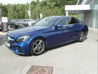 Used Mercedes C200 AMG line 180 HP (132 kW) 2021 Blue Sedan