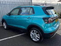 Used VW T-Cross SE 115 HP (84 kW) 2019 Turquoise SUV