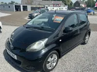 Used Toyota Aygo 68 HP (50 kW) 2010 Black Hatchback