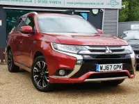 Used Mitsubishi Outlander P-HEV 2017 Red Estate