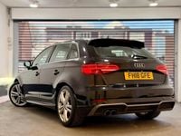 Used Audi A3 S-Line 150 HP (110 kW) 2018 Black Sedan