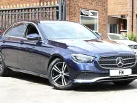 Used Mercedes E220 2021 Blue Sedan
