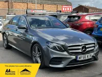 Begagnad Mercedes E220 AMG line 2016 Grå Sedan
