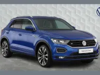 Used VW T-Roc R-line 150 HP (110 kW) 2020 Blue SUV