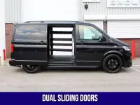 Used VW T6.1 Highline 204 HP (150 kW) 2023 Black Van