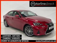 Used Lexus IS300h 223 HP (164 kW) 2018 Red Sedan