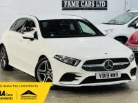 Used Mercedes A200 AMG line 150 HP (110 kW) 2019 White Hatchback