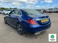 Used Mercedes C220 Premium Plus 2018 Blue Sedan