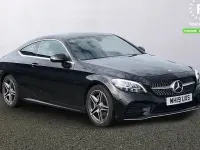 Used Mercedes C200 AMG line 184 HP (135 kW) 2019 Black Coupe