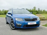 Usado Skoda Octavia vRS 184 CV (135 kW) 2016 Azul Familiar