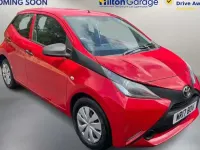 Second-hand Toyota Aygo 68 CP (50 kW) 2017 Roșu Hatchback
