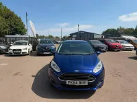 Used Ford Fiesta Zetec 2014 Blue Hatchback