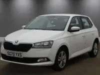 Used Skoda Fabia SE 60 HP (44 kW) 2020 White Hatchback