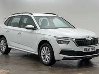 Used Skoda Kamiq 95 HP (69 kW) 2021 Moon white metallic SUV