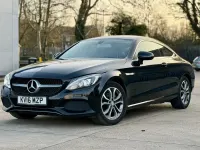 Used Mercedes C200 184 HP (135 kW) 2016 Black Coupe