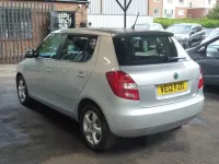 Used Skoda Fabia SE 69 HP (50 kW) 2012 Silver Hatchback