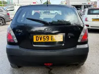 Used Kia Rio 97 HP (71 kW) 2009 Black Hatchback