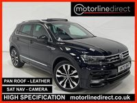 Used VW Tiguan R-line 150 HP (110 kW) 2020 Black SUV