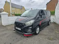 Used Ford Transit Custom Limited 130 HP (95 kW) 2019 Black Van