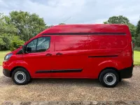 Used Ford Transit Custom 130 HP (95 kW) 2020 Red Van