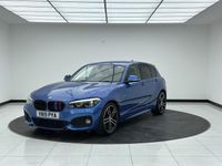Begagnad BMW 116 Efficient Dynamics 2019 Blå Halvkombi