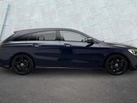 Used Mercedes CLA220 Shooting Brake AMG line 177 HP (130 kW) 2017 Blue Estate