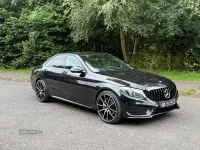 Used Mercedes C220 AMG line 170 HP (125 kW) 2015 Black Sedan
