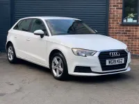 Used Audi A3 S-Line 2019 White Sedan
