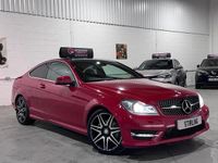 Begagnad Mercedes C220 AMG 2012 Röd Sportkupé