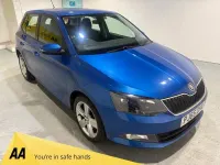 Used Skoda Fabia SE L 110 HP (80 kW) 2015 Blue Hatchback
