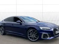 Used Audi A5 Sportback S-Line 204 HP (150 kW) 2023 Blue Hatchback