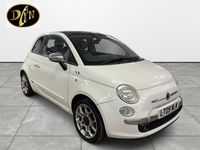 Used Fiat 500 Sport 100 HP (73 kW) 2009 White Cabriolet