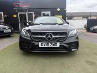 Used Mercedes E300 AMG line 245 HP (180 kW) 2018 Black Cabriolet