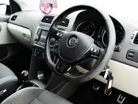 Used VW Polo Design 90 HP (66 kW) 2015 White Hatchback