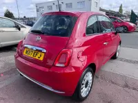 Used Fiat 500 Lounge 69 HP (50 kW) 2017 Red Hatchback