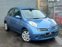 Used Nissan Micra 87 HP (63 kW) 2006 Blue Hatchback