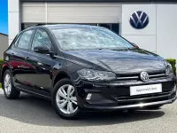 Used VW Polo Edition 95 HP (69 kW) 2019 Black Hatchback