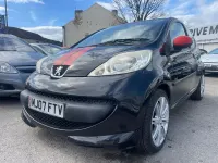 Used Peugeot 107 Sport 68 HP (50 kW) 2007 Black Hatchback