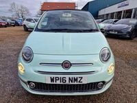 Used Fiat 500C Lounge 69 HP (50 kW) 2016 Green Cabriolet