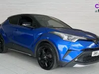 Used Toyota C-HR 115 HP (84 kW) 2018 Nebula blue bitone SUV