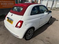 Used Fiat 500C Lounge 69 HP (50 kW) 2015 White Cabriolet