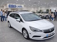 Used Vauxhall Astra Design Edition 2018 White Estate