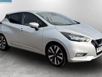 Begagnad Nissan Micra Tekna 92 HK (67 kW) 2022 Silver Halvkombi