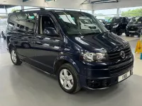 Used VW T5 Highline 180 HP (132 kW) 2014 Blue Van