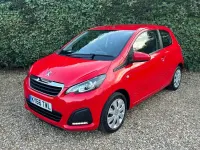 Used Peugeot 108 Active 68 HP (50 kW) 2016 Red Hatchback