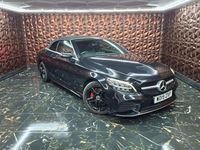 Used Mercedes C200 AMG line 2019 Black Cabriolet