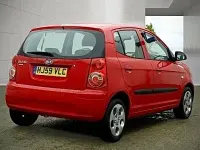 Used Kia Picanto 64 HP (47 kW) 2009 Red Hatchback