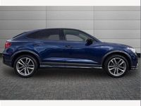 Used Audi Q3 Black Edition 150 HP (110 kW) 2023 Navarra blue SUV