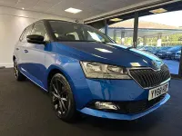 Used Skoda Fabia Colour Edition 75 HP (55 kW) 2018 Race blue Hatchback